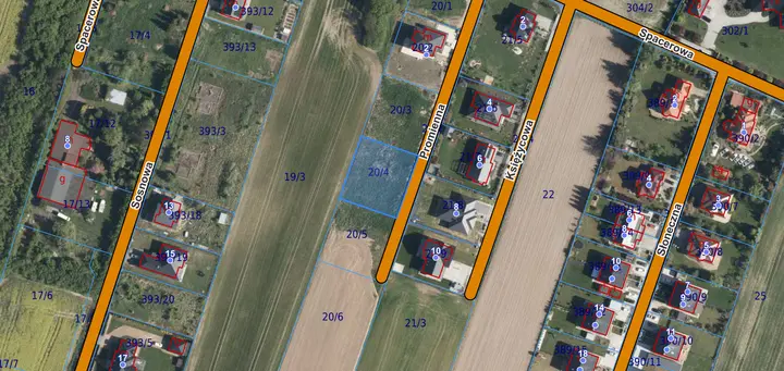 Działka, 1000 m², Miękinia