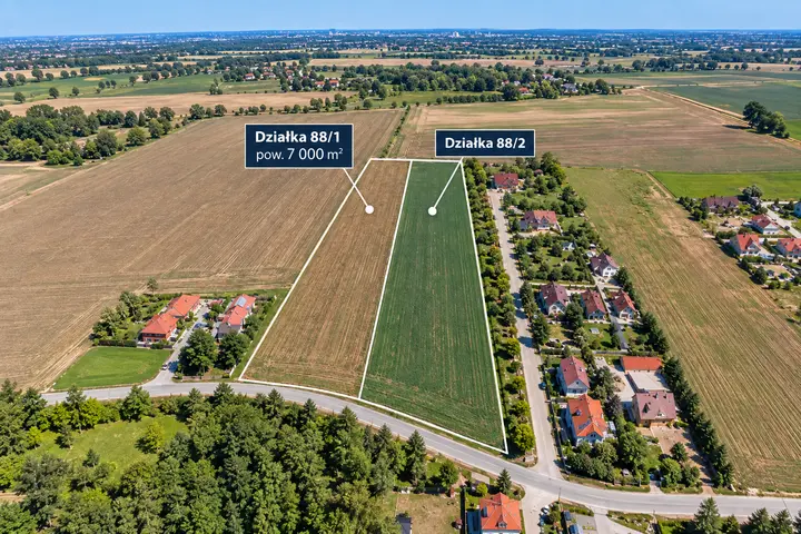 Działka, 7000 m², Siechnice