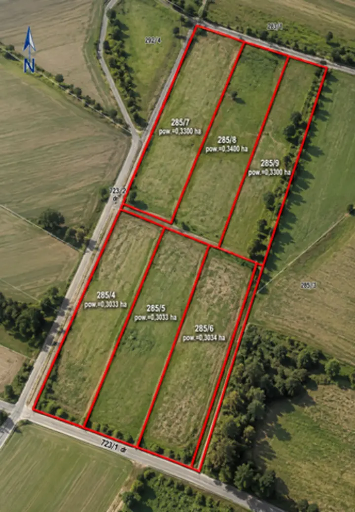 Działka, 3300 m², Jelcz-Laskowice